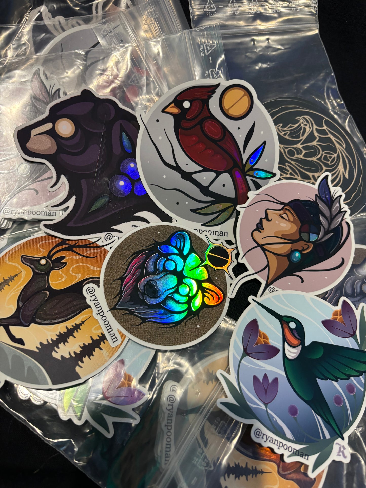 Holographic Stickers